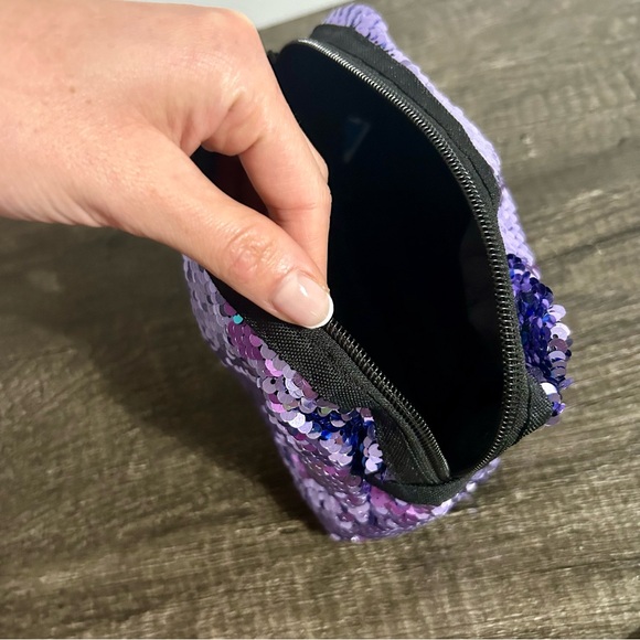Sequin Pencil / Cosmetic Bag - Picture 2 of 5